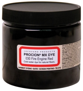 Picture of Jacquard Procion MX Fiber Reactive Cold Water Dye | Βαφή Υφάσματος με Κρύο Νερό 8oz – Fire Engine Red