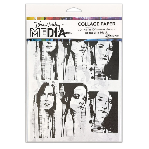 Picture of Dina Wakley MEdia Collage Paper Photo Transfers | Ριζόχαρτα με Φωτογραφικά Στοιχεία για Mixed Media