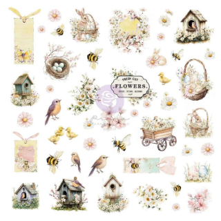 Picture of Prima Marketing Διακοσμητικά Ephemera - Among the Wildflowers Spring Bits, 96 Τεμ.