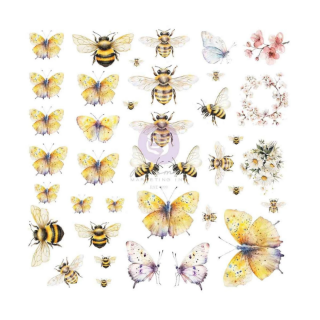 Picture of Prima Marketing Διακοσμητικά Vellum Ephemera - Among the Wildflowers Spring Wings, 76 Τεμ.