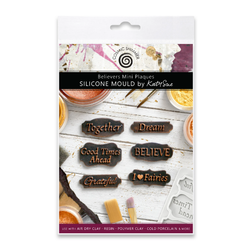 Picture of Katy Sue Designs Silicone Mould Cosmic Shimmer Καλούπι Σιλικόνης – Believers Mini Plaques