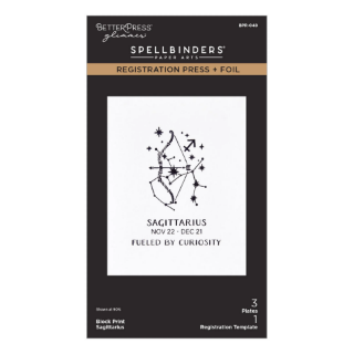Picture of Spellbinders BetterPress Block Print Sagittarius Press + Foil Plates | Μήτρες Letterpress & Hot Foil - Τοξότης
