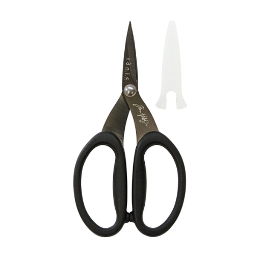 Picture of Tonic Studios Tim Holtz Non-Stick Titanium Micro Serrated Scissors 7″ – Αντικολλητικό Ψαλίδι Τιτανίου 7″