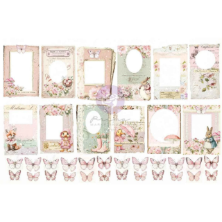 Picture of Prima Marketing Διακοσμητικά Ephemera - Sweet Spring Butterflies & Frames, 72 Τεμ.