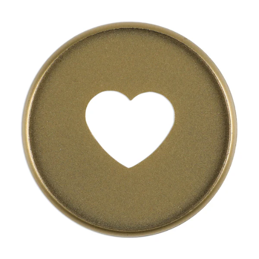 Picture of Happy Planner Expander Rings 1.25" Gold | Χρυσοί Δίσκοι Βιβλιοδεσίας με Καρδιά, 9 τεμ.