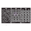 Picture of Prima Marketing Finnabair Limited Edition Stencil Set | Σετ Stencils με Διακοσμητικά Μοτίβα - Victorian Tiles, 3 τεμ.