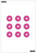 Picture of Happy Planner Medium Discs 1.25" Hot Pink | Δίσκοι Βιβλιοδεσίας Disc-Bound, 9 τεμ.