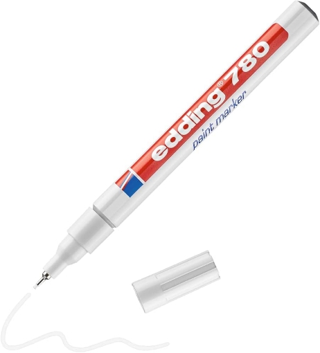 Picture of Edding 780 Gloss Paint Marker White – Ακρυλικός Μαρκαδόρος Gloss Λευκός 0.8mm
