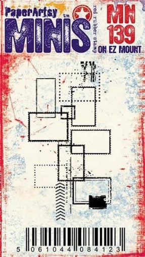 Picture of PaperArtsy Red Rubber Mini Stamp | Σφραγίδα Rubber Minis EM139