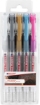 Picture of Edding 2185 Gel Roller Set | Σετ Στυλό Gel σε Μεταλλικές Αποχρώσεις, 5τεμ.