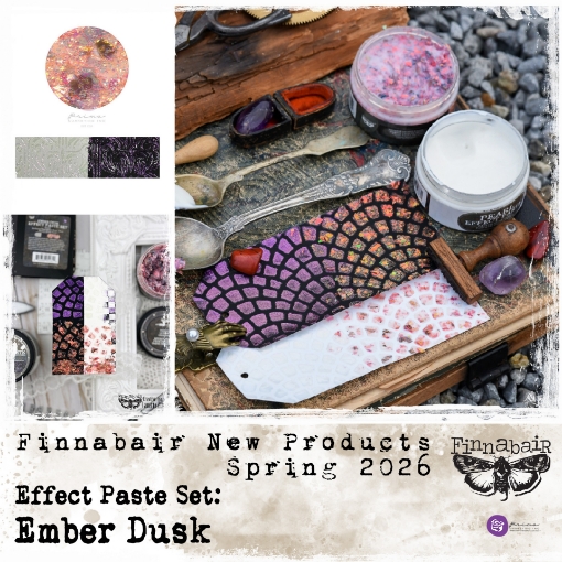 Picture of Prima Marketing Finnabair Limited Edition Effect Paste Set | Σετ Πάστες για Εφέ Ember Dusk,  2 x 100 ml