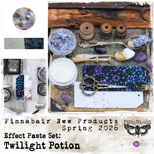 Picture of Prima Marketing Finnabair Limited Edition Effect Paste Set | Σετ Πάστες για Εφέ Twilight Potion, 2 x 100 ml