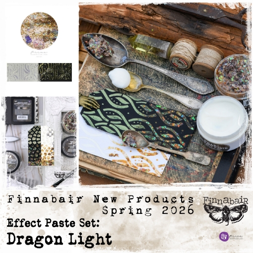 Picture of Prima Marketing Finnabair Limited Edition Effect Paste Set | Σετ Πάστες για Εφέ - Dragonlight, 2 x 100 ml