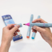 Picture of Crafter's Companion TriColour Aqua Markers | Μαρκαδόροι Νερού, Enchanted Ocean, 3 τεμ. (9 χρώματα)
