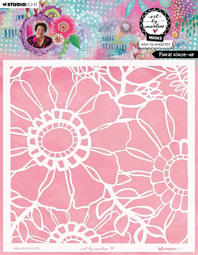 Picture of Studio Light Art By Marlene Mask - Floral Close-Up | Μάσκα Mixed Media 20,3 x 20,3 cm