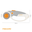 Picture of Fiskars Loop Rotary Cutter | Περιστροφικός Κόπτης Τιτανίου SoftGrip, Ø45mm