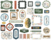 Picture of Echo Park Ephemera | Διακοσμητικά Στοιχεία από Cardstock - It’s Time To Travel (34 τεμ.)