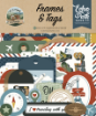 Picture of Echo Park Frames & Tags | Πλαίσια & Ετικέτες από Cardstock - It’s Time To Travel (34 τεμ.)