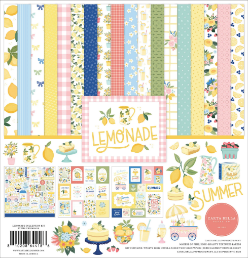 Picture of Carta Bella Collection Kit | Συλλογή Scrapbooking, Lemonade 12" x12"
