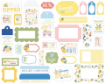 Picture of Carta Bella Frames & Tags | Πλαίσια & Ετικέτες από Cardstock, Lemonade (33 τεμ.)