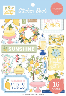 Picture of Carta Bella Sticker Book | Μπλοκ με Αυτοκόλλητα Cardstock, Lemonade