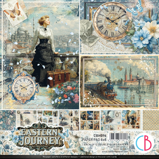 Picture of Ciao Bella Μπλοκ Scrapbooking 8"x8" - Eastern Journey, 12 τεμ.
