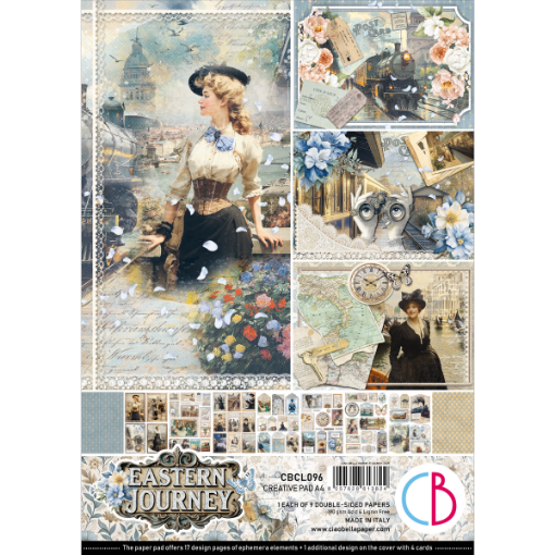 Picture of Ciao Bella Μπλοκ Scrapbooking A4 - Eastern Journey Creative Pad, 9 τεμ.