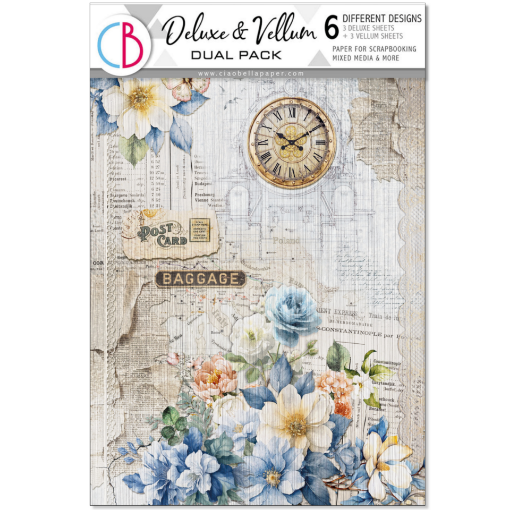Picture of Ciao Bella Σετ Χαρτιών A4 Deluxe Silver & Vellum - Eastern Journey, 6 τεμ.