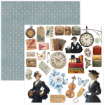 Picture of Ciao Bella Μπλοκ Scrapbooking 12"x12" - Eastern Journey Patterns Pad, 8 τεμ.