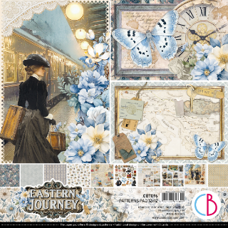 Picture of Ciao Bella Μπλοκ Scrapbooking 12"x12" - Eastern Journey Patterns Pad, 8 τεμ.