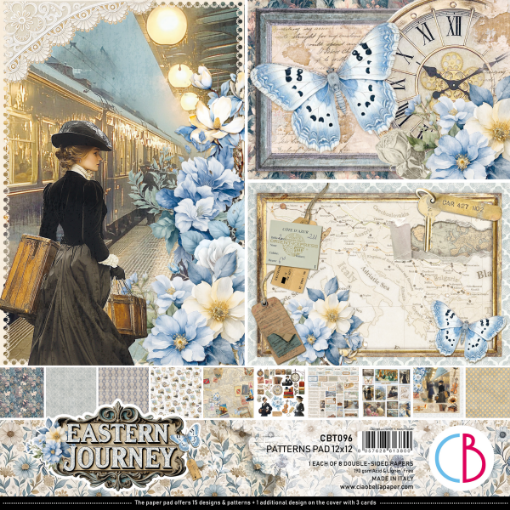 Picture of Ciao Bella Μπλοκ Scrapbooking 12"x12" - Eastern Journey Patterns Pad, 8 τεμ.