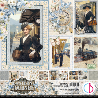 Picture of Ciao Bella Μπλοκ Scrapbooking 12"x12" - Eastern Journey, 12 τεμ.