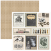 Picture of Ciao Bella Μπλοκ Scrapbooking 12"x12" - Typographic Patterns Pad, 8 τεμ.