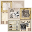 Picture of Ciao Bella Μπλοκ Scrapbooking 12"x12" - Typographic Patterns Pad, 8 τεμ.