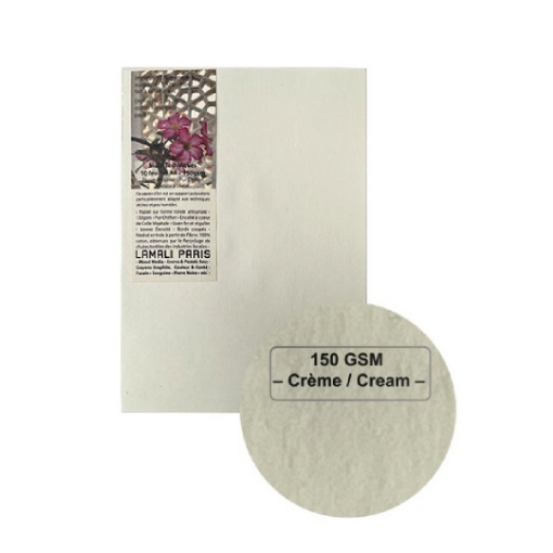 Picture of Lamali Multi-Techniques Cotton Paper A4 | Χειροποίητο Χαρτί 100% Βαμβάκι 150gsm - Ivoire, 10 τεμ.