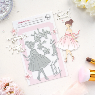 Picture of Pinkfresh Studio The Couture Edit Press Plate | Foiling Plate, Couture Grace