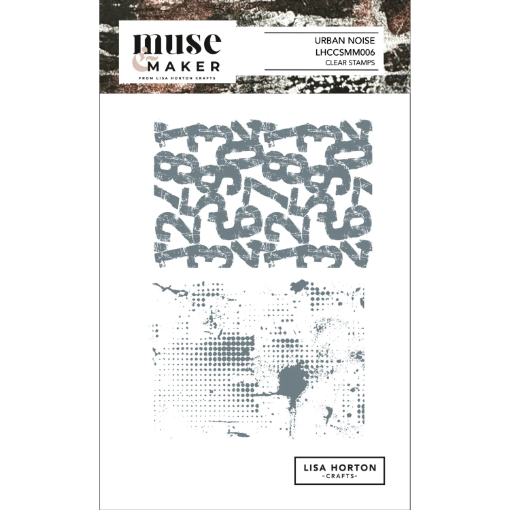 Picture of Lisa Horton Crafts Muse & Maker A6 Clear Stamp Set - Urban Noise