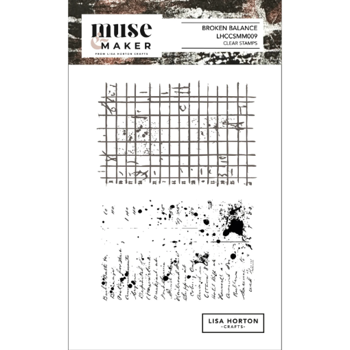 Picture of Lisa Horton Crafts Muse & Maker Σφραγίδες Clear A6 - Broken Balance