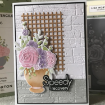 Picture of Lisa Horton Crafts Layering Stencils | Σετ Στενσιλ A6 με Βάζο & Λουλούδια - Floribunda Vase, 6 τεμ.