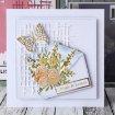Picture of Lisa Horton Crafts Layering Stencils | Σετ Στενσιλ με Φάκελο & Λουλούδια - Floribunda Petal Envelope, 8 τεμ.