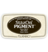 Picture of Tsukineko StazOn Pigment Ink Pad | Μόνιμο Μελάνι για Μη Πορώδεις Επιφάνειες – Piano Black