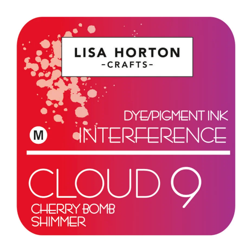 Picture of Lisa Horton Crafts Cloud 9 Interference Ink Pad | Ιριδίζον Μελάνι που Αλλάζει Χρώμα - Cherry Bomb Shimmer