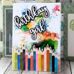 Picture of Lisa Horton Crafts 3D Embossing Folder | Μήτρα για Ανάγλυφα – Pencil Crayons, 6x6”