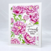 Picture of Pinkfresh Studio Cling Rubber Background Σφραγίδα A2 - Peony Print