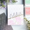 Picture of Pinkfresh Studio Cling Rubber Background Σφραγίδα A2 - Peony Print