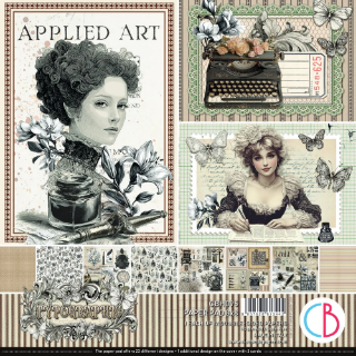 Picture of Ciao Bella Μπλοκ Scrapbooking 8"x8" - Typographic, 12 τεμ. 