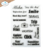 Picture of Elizabeth Craft Designs Clear Stamps | Διάφανες Σφραγίδες με Ταξιδιωτικές Φράσεις - Destination Fun Sentiments