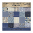 Picture of Tim Holtz Idea-ology Μπλοκ Scrapbooking Διπλής Όψης 12" x 12" – Palette Collection, Indigo