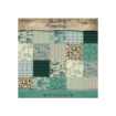 Picture of Tim Holtz Idea-ology Μπλοκ Scrapbooking Διπλής Όψης 8" x 8" – Palette Collection, Teal