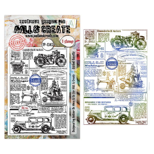 Picture of AALL & Create Clear Stamps by Autour De Mwa & Co | Σετ Σφραγίδες – Geometric Gazette: Global Gazette